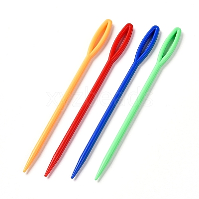 Safety Plastic Sewing Needles TOOL-WH0080-26-1