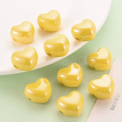 Opaque Acrylic European Beads MACR-S372-03B-81-1