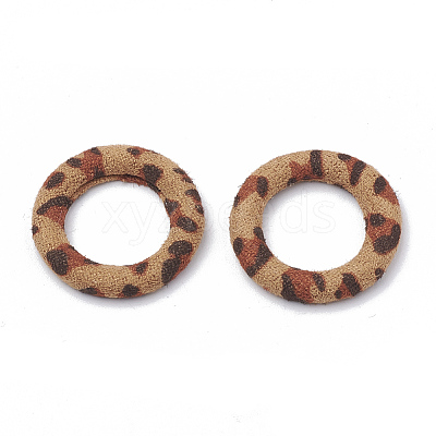 Cloth Fabric Covered Linking Rings WOVE-N009-06C-1