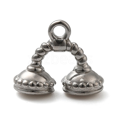 304 Stainless Steel Pendants STAS-M070-10P-1