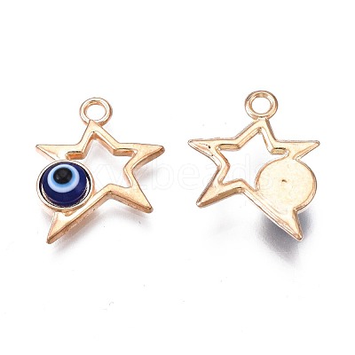 Alloy Enamel Pendants PALLOY-S132-351-1