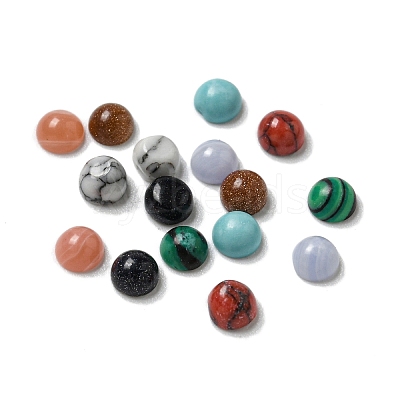 Synthetic Mixed Gemstone Cabochons X-G-Q173-01A-01-1