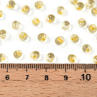 3/0 Baking Paint Glass Fringe Seed Beads SEED-A034-04A-1