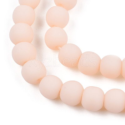 Opaque Glass Beads Strands GLAA-T032-P4mm-MD09-1