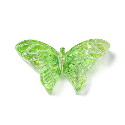 Spray Painted Resin Decoden Cabochons RESI-C045-07B-1