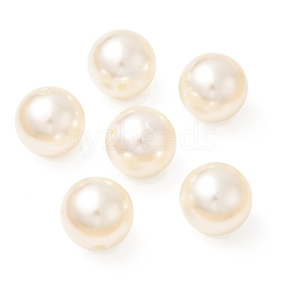 ABS Plastic Imitation Pearl Round Beads X-SACR-S074-20mm-A41-1