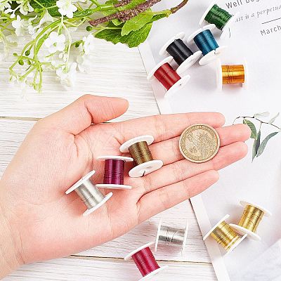 Round Copper Jewelry Wire CWIR-R002-0.3mm-1