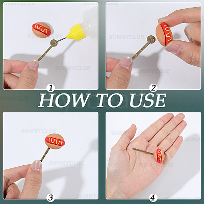80Pcs Alloy Hair Bobby Pin Cabochon Settings FIND-SC0021-62-1