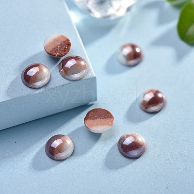 Opaque Glass Cabochons GGLA-S038-12I-8mm-1