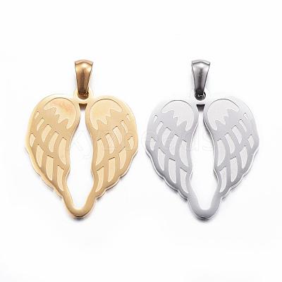 304 Stainless Steel Pendants STAS-E135-03-1