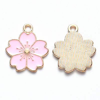 Alloy Enamel Pendants X-ENAM-S121-115B-1