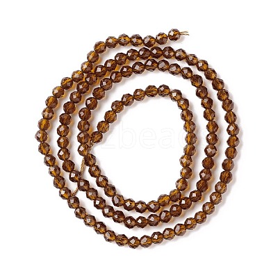 Transparent Glass Beads Strands GLAA-C019-01B-07-1