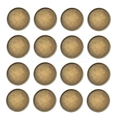 Iron Plain Edge Bezel Cups MAK-Q011-25AB-25mm-1
