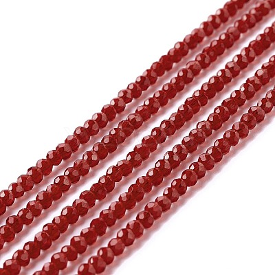Transparent Glass Beads Strands GLAA-C019-01A-29-1