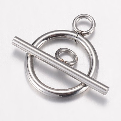 Tarnish Resistant 304 Stainless Steel Toggle Clasps LS-STAS-P100-07P-1