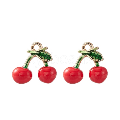 2Pcs Brass Enamel Charms KK-YW0001-75-1