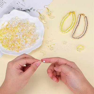 2 Bag Glass & Seed Beads GLAA-SZC0001-94G-1
