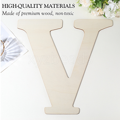 Letter Unfinished MDF Sheets WOOD-WH20012-008V-1