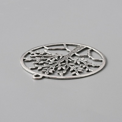 Tibetan Style Alloy Pendants FIND-WH0110-203-1