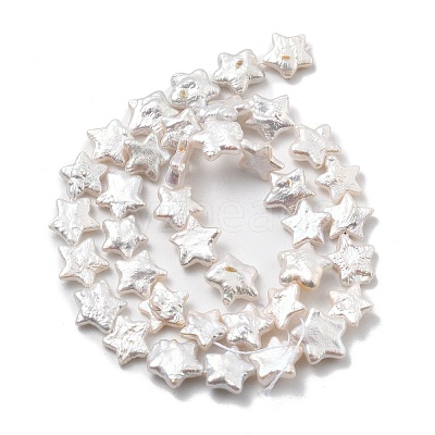 Natural Baroque Keshi Pearl Beads Strands PEAR-P064-04A-03A-1