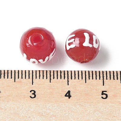 Handmade Lampwork Enamel Beads BLOW-D300-05A-1