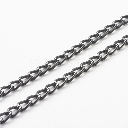 Aluminium Twisted Chains Curb Chains CHWF001Y-CPQ-1