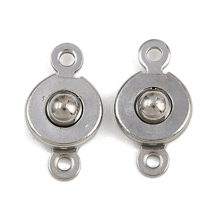 304 Stainless Steel Snap Clasps STAS-K311-03P-1