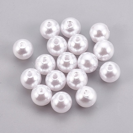 ABS Plastic Imitation Pearl Beads KY-G009-4mm-03-1