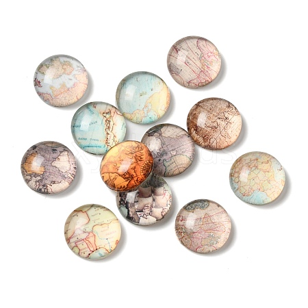 Glass Cabochons GLAA-B011-05-1