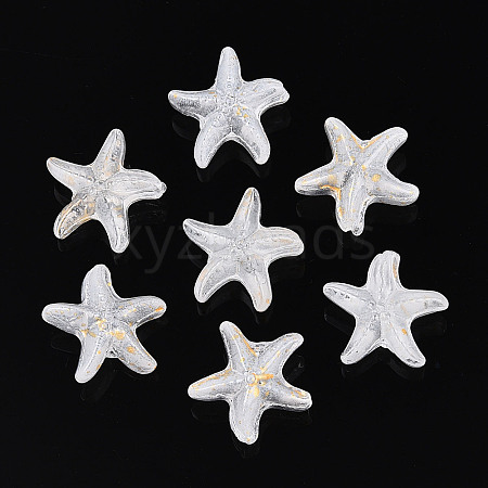 Frosted Glass Beads FGLA-T005-01L-1