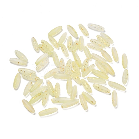 Frosted Glass Beads FGLA-L001-001B-1