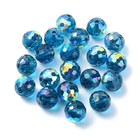 AB Color Plated Glass Beads EGLA-P059-02B-AB24-1