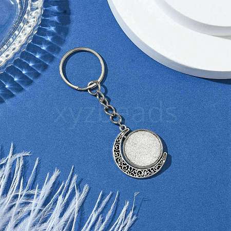 Alloy Pendant Cabochon Keychains KEYC-JKC01137-01-1