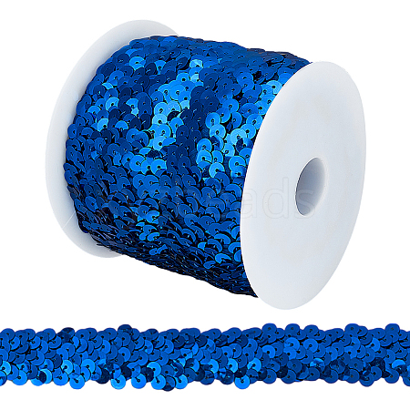 Olycraft Plastic Paillette Elastic Beads PVC-OC0001-01C-1