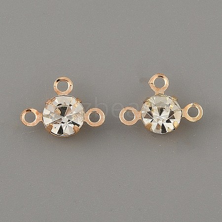 Brass Pave Clear Glass Chandelier Component Links LS-FIND-WH0152-919KCG-1
