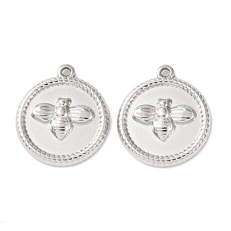 304 Stainless Steel Pendants STAS-P432-01C-P-1