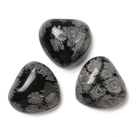 Natural Snowflake Obsidian Cabochons G-F776-02A-05-1