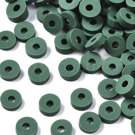 Handmade Polymer Clay Beads LS-CLAY-R067-4.0mm-B46-1