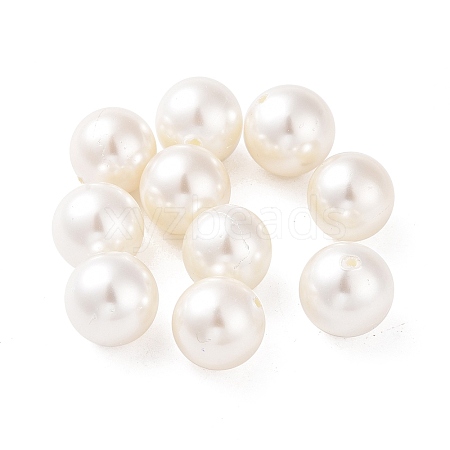 Shell Pearl Half Drilled Beads BSHE-G016-12mm-09-1