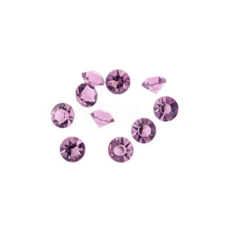 Glass Rhinestone Cabochons GLAA-TAC0005-4mm-06-1