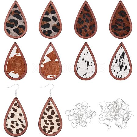 Olycraft DIY Teardrop Earring Making Kit DIY-OC0009-80-1