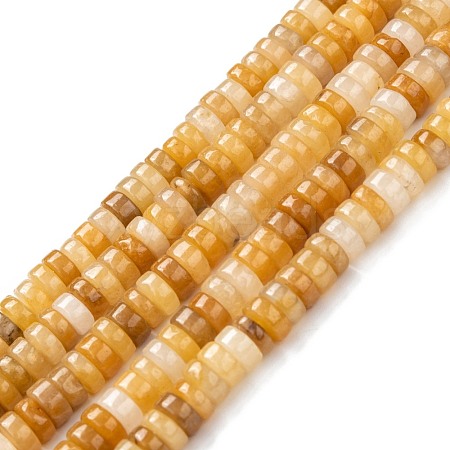 Natural Topaz Jade Beads Strands G-C074-03-1