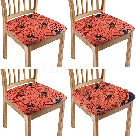 Hallowmas Polyester Chair Cover AJEW-WH20005-15B-1