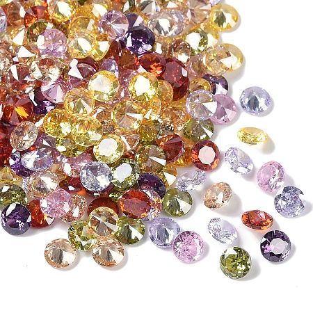 Mixed Grade A Diamond Shaped Cubic Zirconia Cabochons X-ZIRC-M002-4mm-1