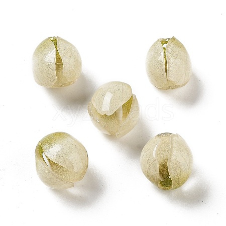Opaque Acrylic Bead Cap SACR-C006-02A-1