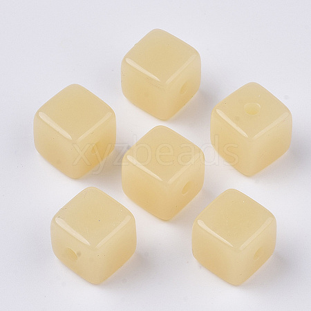 Imitation Jelly Acrylic Beads JACR-R022-A05-1