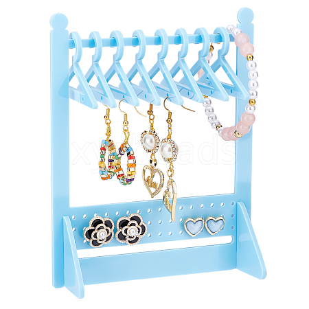   1 Set Opaque Acrylic Earring Display Stands EDIS-PH0001-21D-1