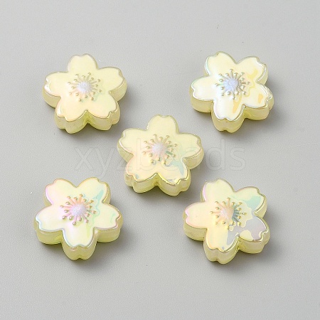 Opaque Acrylic Beads OACR-CJC0006-23F-1