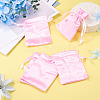 10Pcs Brocade Good Luck Fortune Drawstring Gift Blessing Bags PAAG-TADJ0001-01E-4