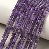Natural Amethyst Bead Strands G-P279-74-4mm-01-1